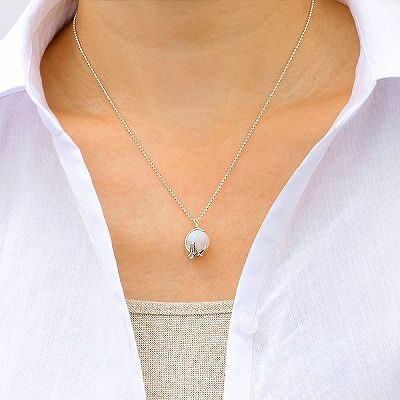 シルバーネックレス