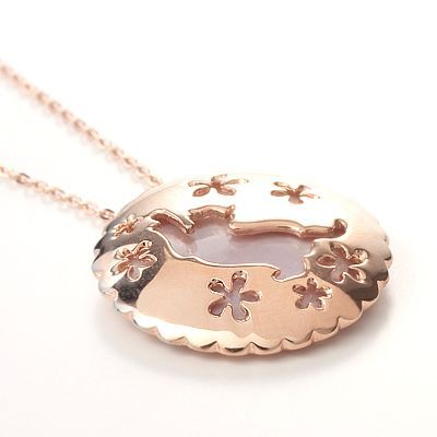 シルバーネックレス