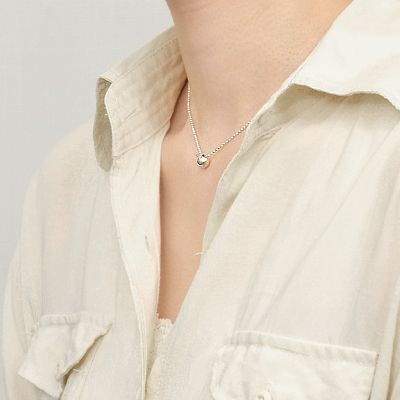 シルバーネックレス