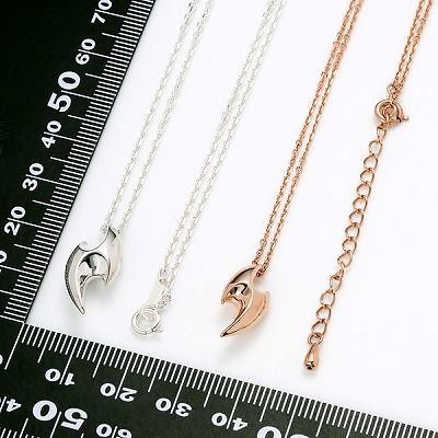 シルバーペアネックレス