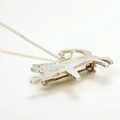 シルバーネックレス&ブローチ