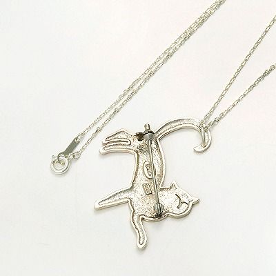 シルバーネックレス&ブローチ