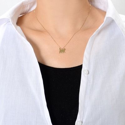 シルバーネックレス