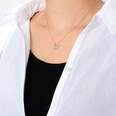 シルバーネックレス