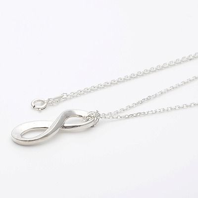 シルバーペアネックレス