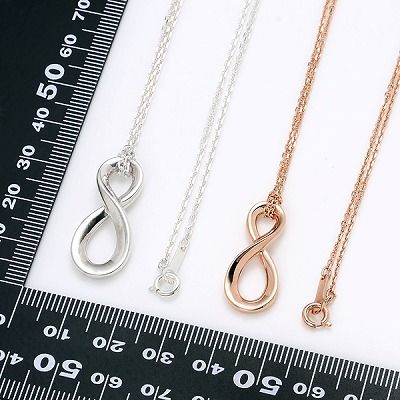 シルバーペアネックレス