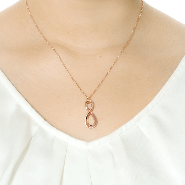 シルバーペアネックレス