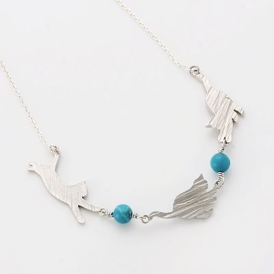 シルバーネックレス