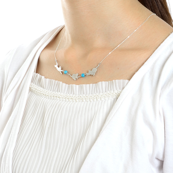 シルバーネックレス