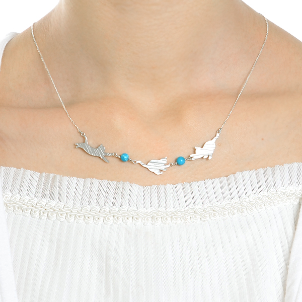 シルバーネックレス