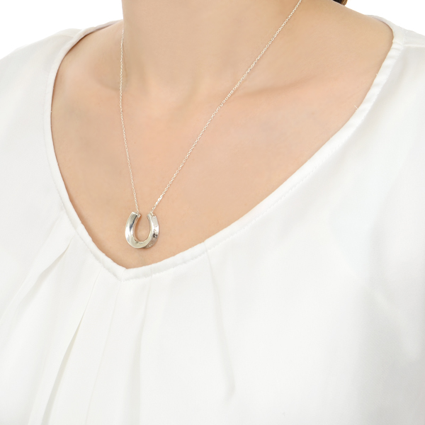 シルバーペアネックレス