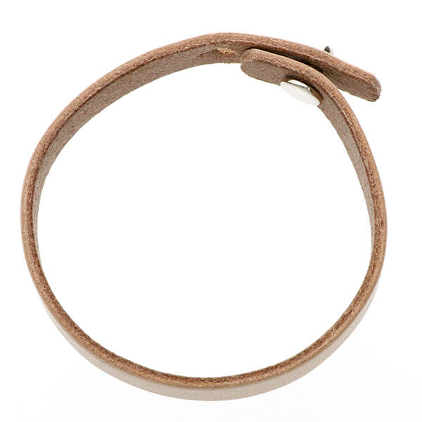 人気 レザーブレスレット 刻印 メッセージ 単品