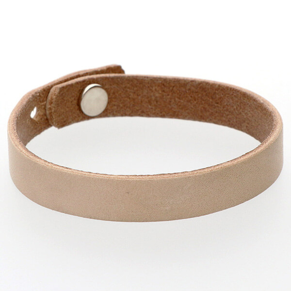 人気 レザーブレスレット 刻印 メッセージ 単品