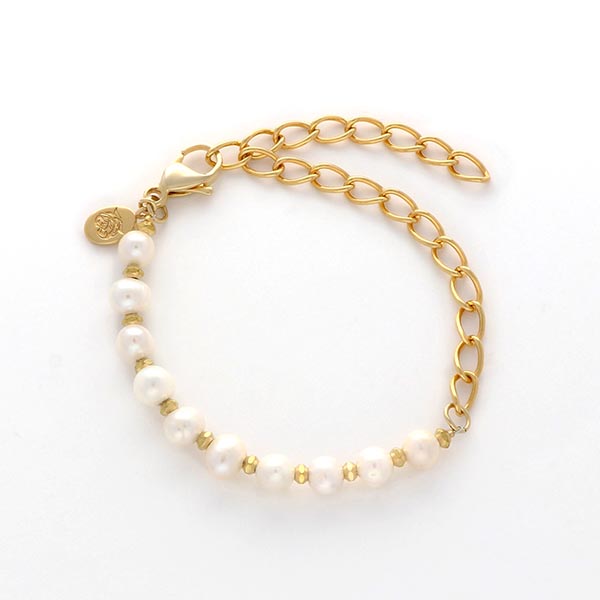 淡水パールブレスレット