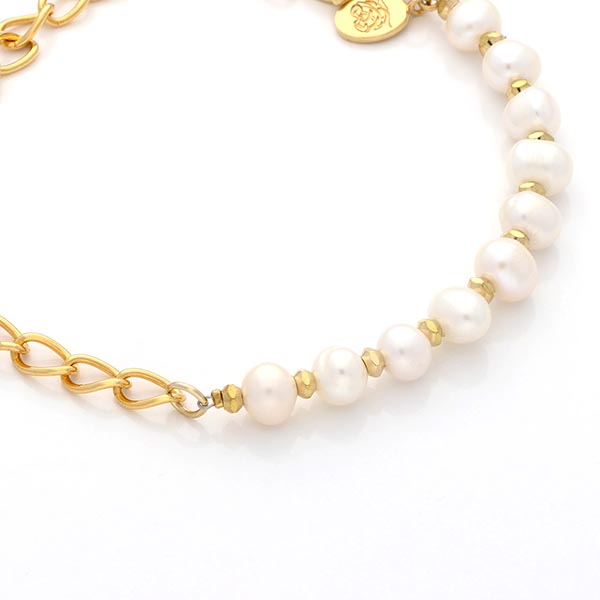 淡水パールブレスレット
