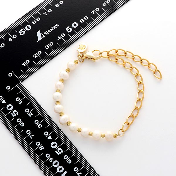 淡水パールブレスレット