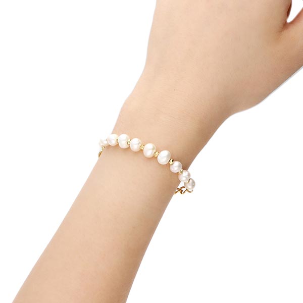 淡水パールブレスレット