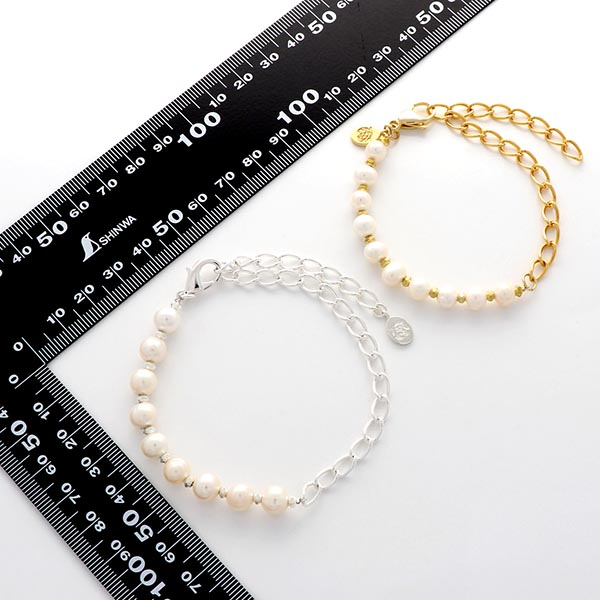 淡水パールペアブレスレット