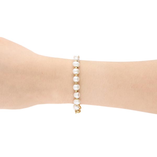 淡水パールペアブレスレット