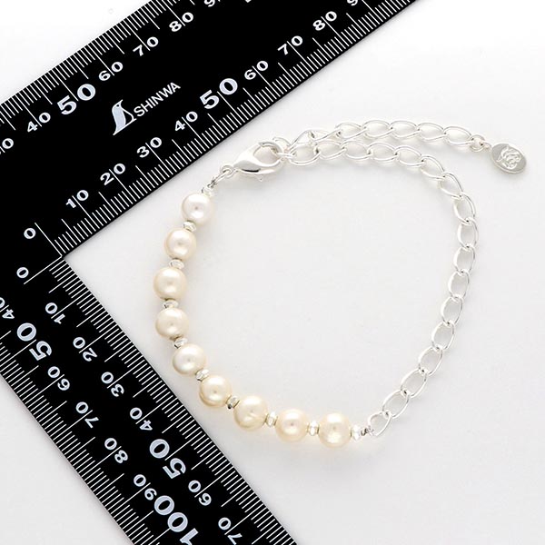 淡水パールブレスレット