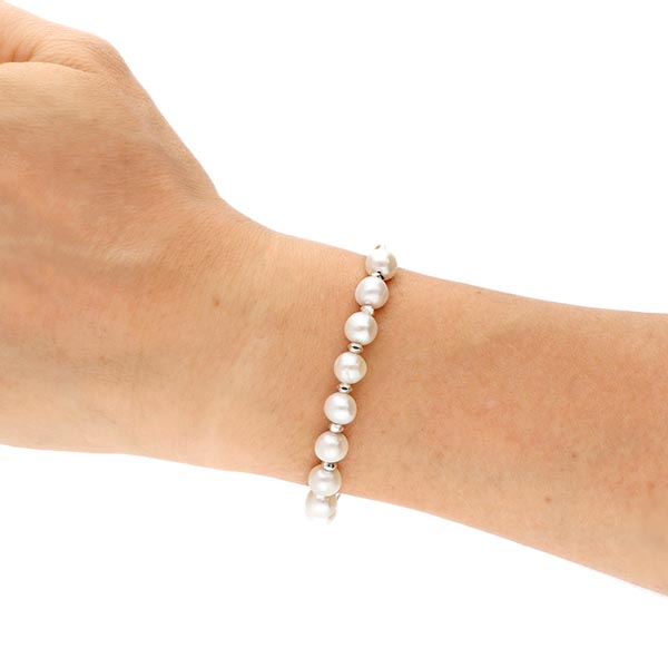 淡水パールブレスレット