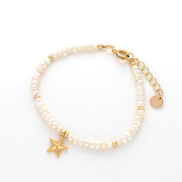 淡水パールブレスレット