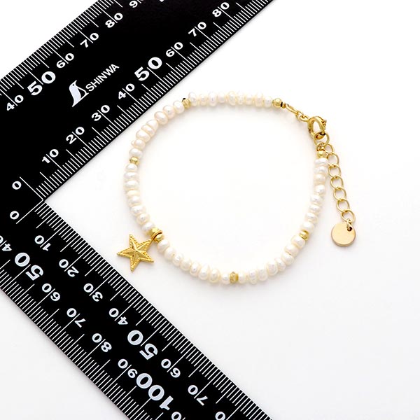 淡水パールブレスレット