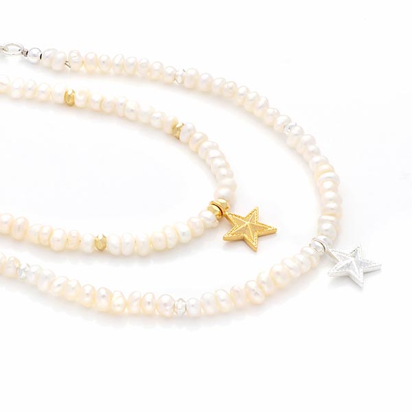 淡水パールペアブレスレット