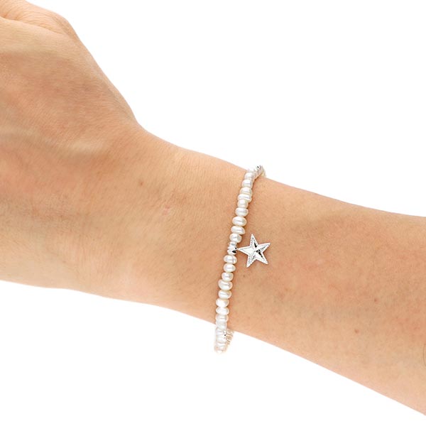 淡水パールペアブレスレット