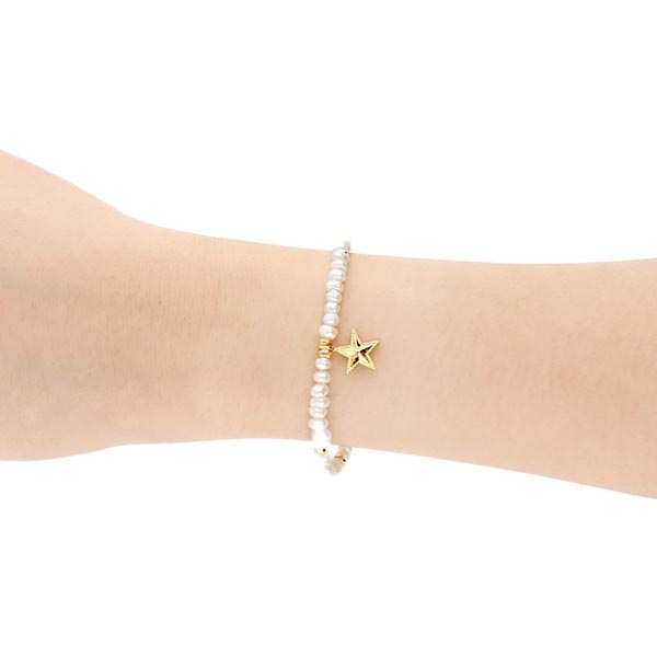 淡水パールペアブレスレット