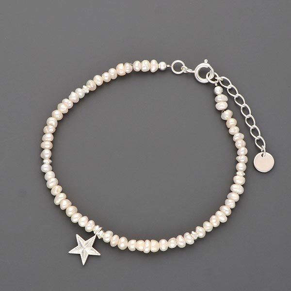 淡水パールブレスレット