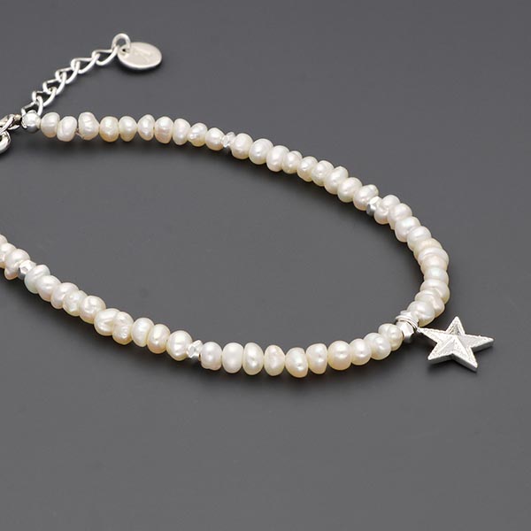 淡水パールブレスレット