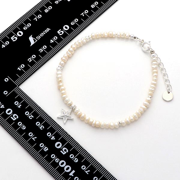 淡水パールブレスレット