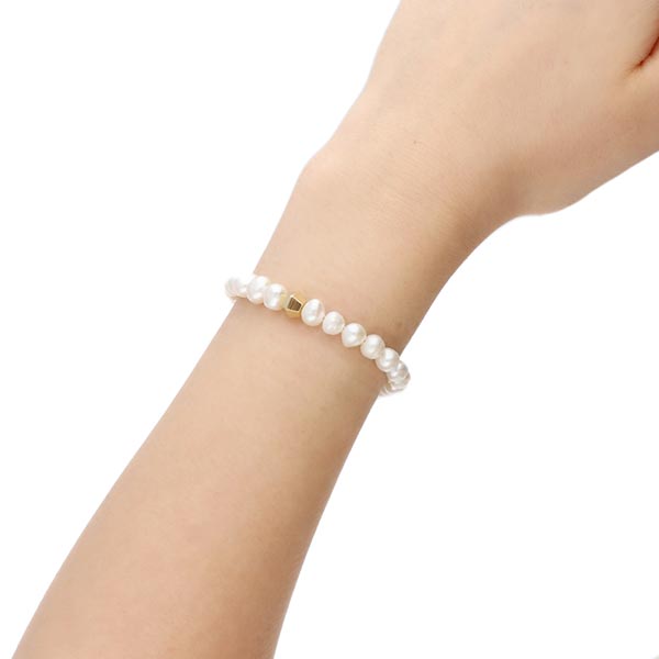 淡水パールペアブレスレット