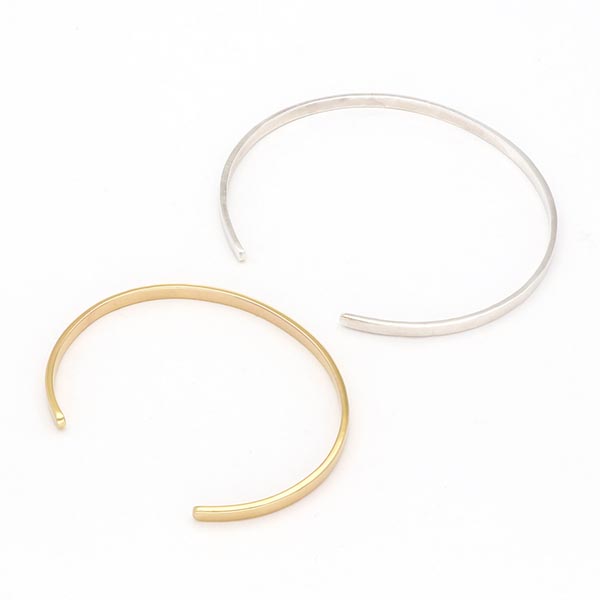 シルバーペアバングル