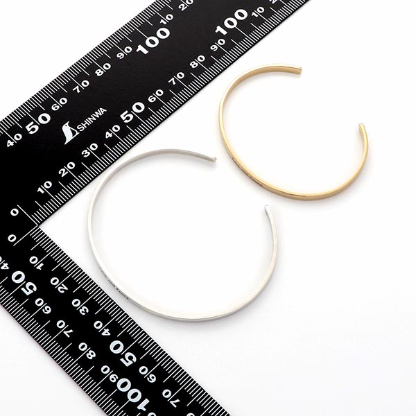 シルバーペアバングル