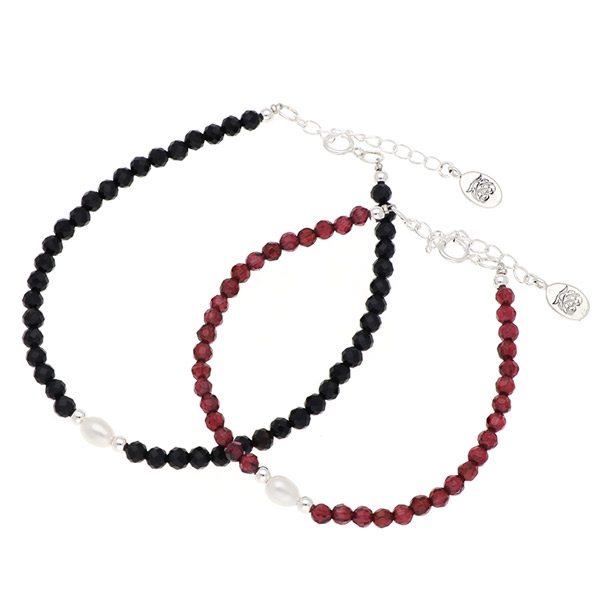 ビーズペアブレスレット