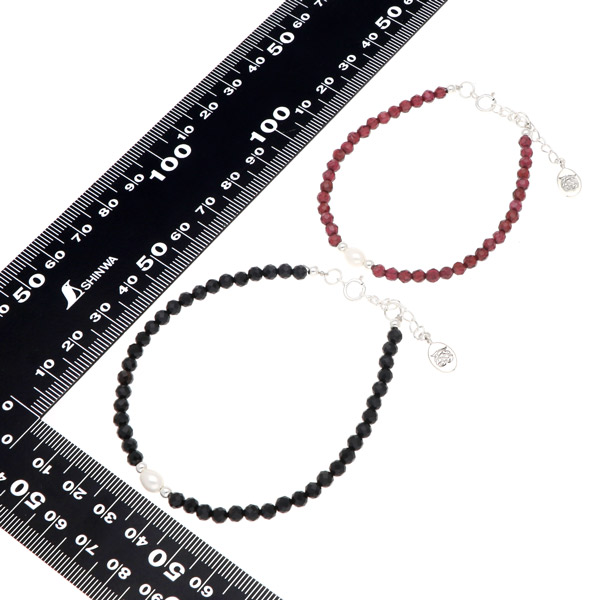 ビーズペアブレスレット