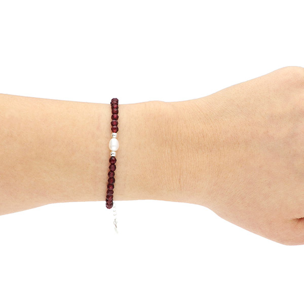 ビーズペアブレスレット