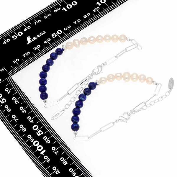 淡水パールペアブレスレット