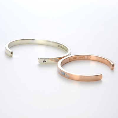 シルバーペアブレスレット