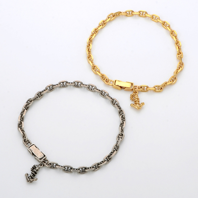 シルバーペアブレスレット