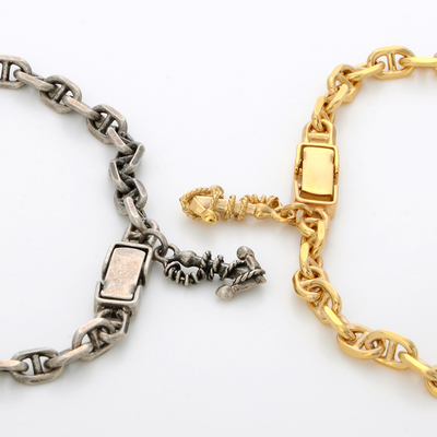 シルバーペアブレスレット