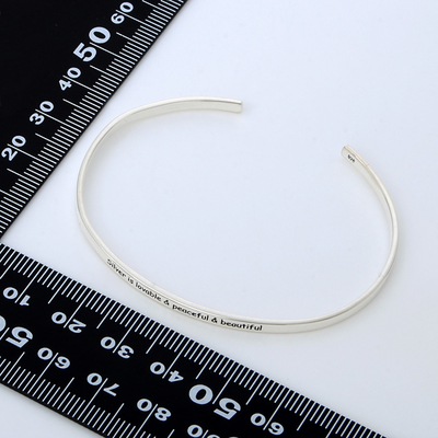 シルバーバングル