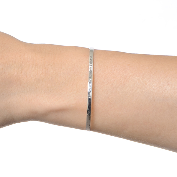 シルバーペアバングル