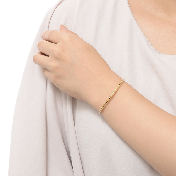 シルバーペアバングル