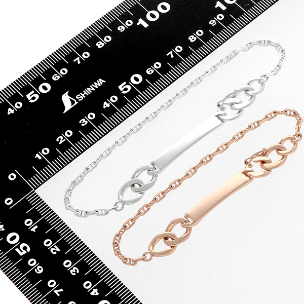 シルバーペアブレスレット