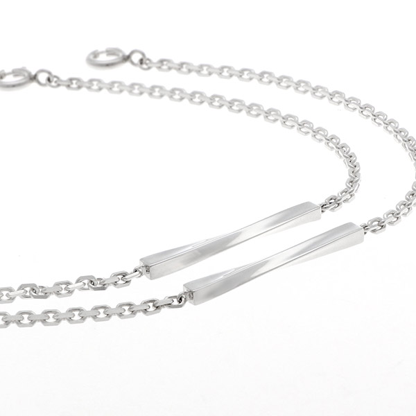 シルバーペアブレスレット