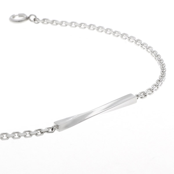 シルバーチェーンブレスレット