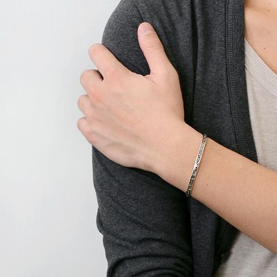 シルバーペアバングル